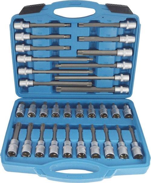 BRIO Lokma Set Torx (Tork) 1/2 32 Parça T20-T70 Kısa - Orta - Uzun