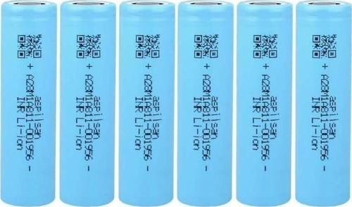 Aspilsan Inr18650A28 - 3.7V 2800 Mah Li-İon Şarjlı Pil - 25A 6'Lı Paket