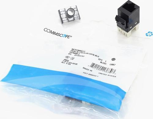 KEYSTONE JACK UTP CAT6 180 D BLACK 1375055-2 (10'LU PAKET )