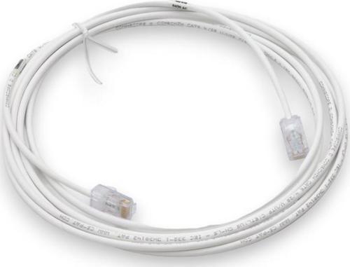PATCH CORD  UTP CAT6 3 MT SLIM WHITE  (08F010)