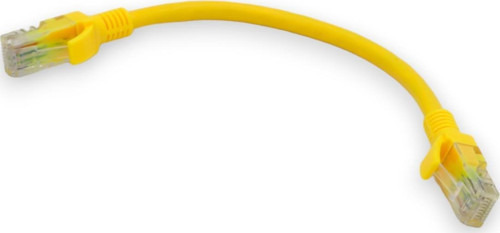 0,20 MT LSZH CAT6 UTP PATCH CORD YELLOW (10'LU PAKET)