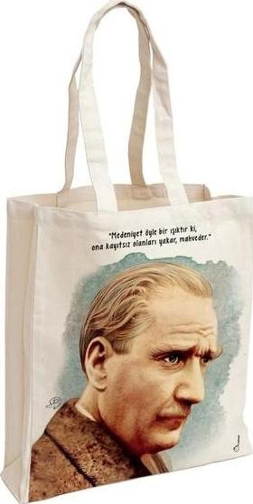 Atatürk 3 Aforizma Bez Çanta -