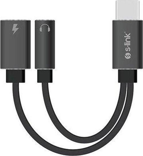 Gri Metal 3.5 Jack Type C Çevirici
