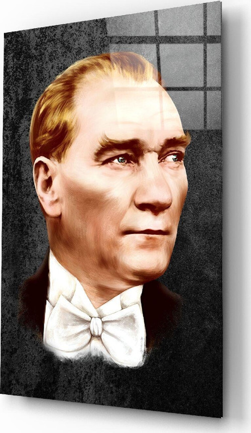 Atatürk Cam Tablo | Hediyelik, Dekoratif, Ofis, Mutfak