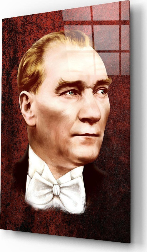 Atatürk Cam Tablo | Hediyelik, Dekoratif, Ofis, Mutfak