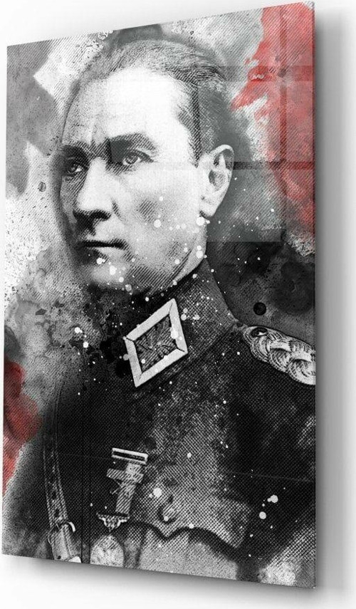 Atatürk Cam Tablo | Hediyelik, Dekoratif, Ofis, Mutfak