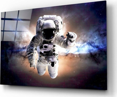 Astronot Cam Tablo | Hediyelik, Dekoratif, Ofis, Mutfak