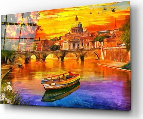 Aziz Petrus Bazilikası Cam Tablo | Hediyelik, Dekoratif, Ofis, Mutfak