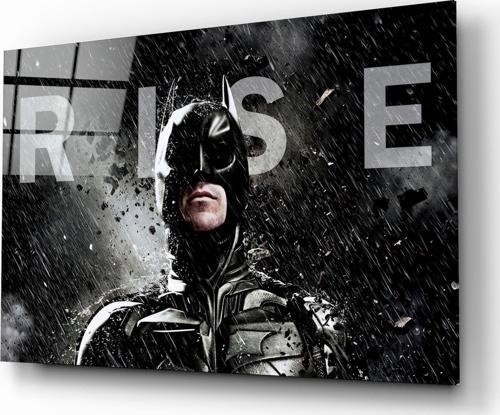 Batman Rise Cam Tablo | Hediyelik, Dekoratif, Ofis, Mutfak 