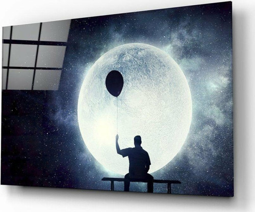 Balon Düşünceler Cam Tablo | Hediyelik, Dekoratif, Ofis, Mutfak