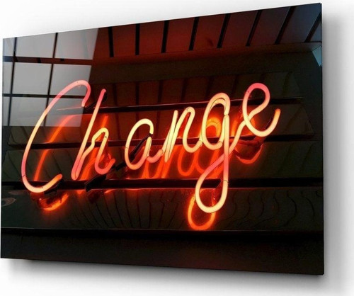 Change Cam Tablo | Hediyelik, Dekoratif, Ofis, Mutfak