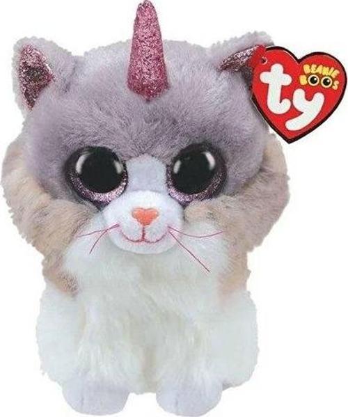Beanie Boos Asher Boynuzlu Kedi Peluş 15 cm