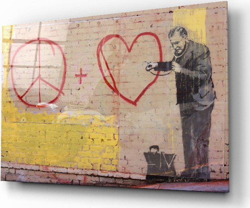 Grafiti Doktoru Cam Tablo | Hediyelik, Dekoratif, Ofis, Mutfak