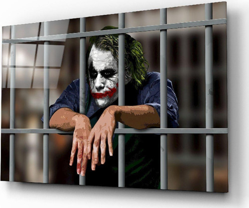 Joker Cam Tablo No:6072 | Hediyelik, Dekoratif, Ofis, Mutfak