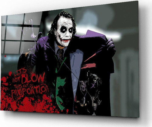 Joker Cam Tablo No:6079 | Hediyelik, Dekoratif, Ofis, Mutfak