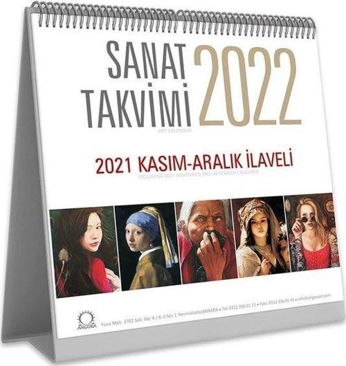 Sanat 2022 Masa Takvimi 18x25 cm