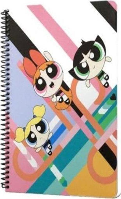 The Powerpuff Girls Spiralli Defter Pembe 80 Yaprak 17 x 24 388470