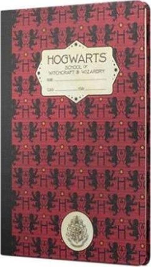 Harry Potter Hogwarts Gryffindor Sert Kapak Butik Defter Kırmızı 80 Yaprak 15 x 21 388159