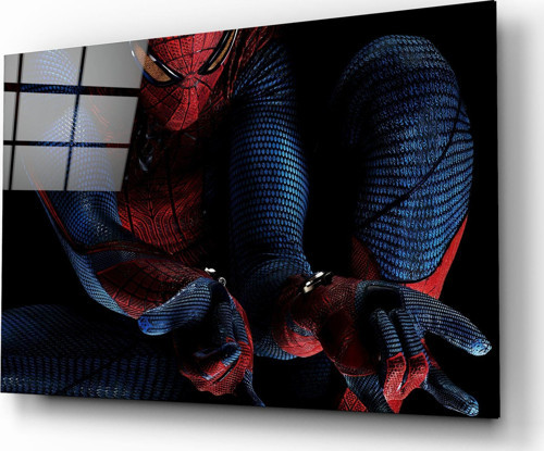 Örümcek Adam - Spider Man Cam Tablo | Hediyelik, Dekoratif, Ofis, Mutfak
