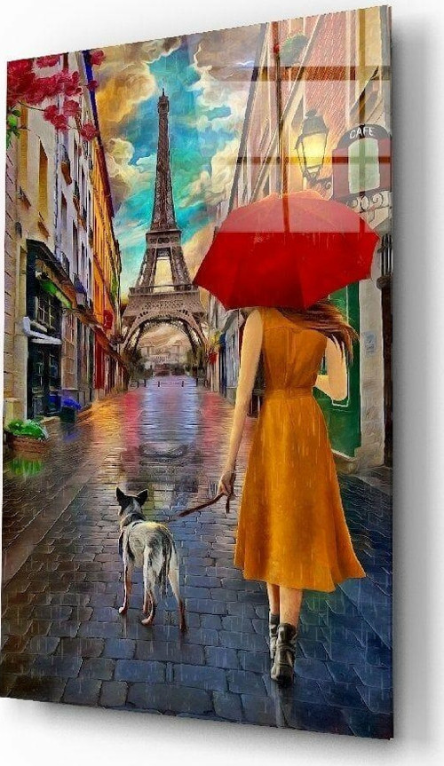 Paris Cam Tablo | Hediyelik, Dekoratif, Ofis, Mutfak