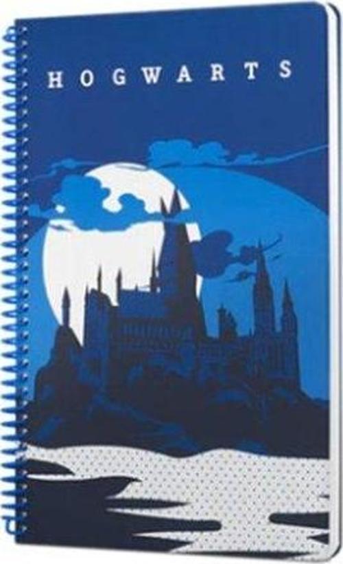 Harry Potter Hogwarts Spiralli Defter Lacivert 80 Yaprak 17 x 24 388425