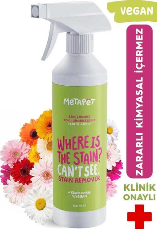 Doğal Çiçek Esanslı, Kedi Idrar Ve Dışkı Kokusu Giderici, Tuvalet Lekelerini Çıkarıcı Sprey, 500 ML.