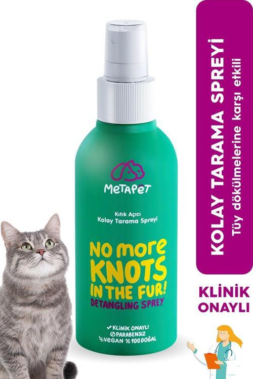 Kedi Kıtık Açıcı, Kolay Tarama Spreyi, Tüy Döken Kedilere Özel, Bakım Sağlığı Için, 150 ML.