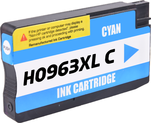 963XL 3JA27AE UYUMLU MAVİ KARTUŞ - HP 9010 9012 9013 9016 9020