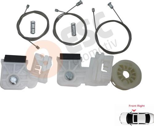 Hyundai Elantra HD Sonata 2006-2008 İçin Ön Sağ Cam Tamir Seti 824603K001
