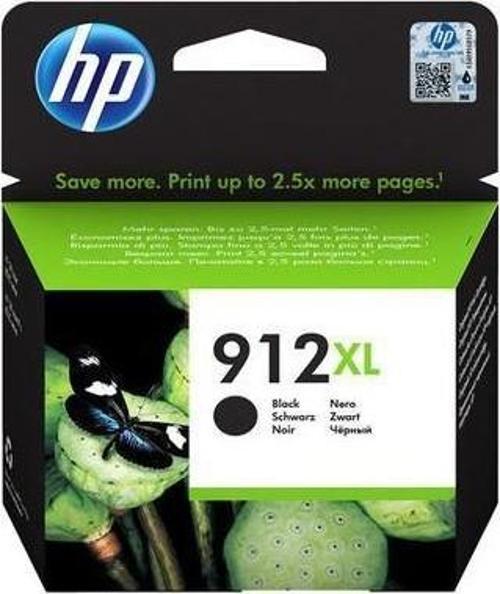 912XL 3YL84AE Siyah Orjinal Kartuş OfficeJet Pro 8012, 8014, 8015, 8022, 8023, 8024, 8025