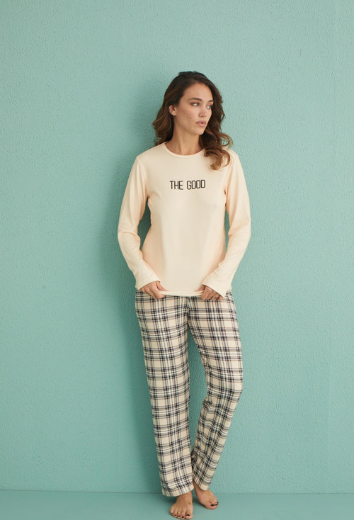 14102-5 Kadın The Good Termal Uzun Kol Pijama Takım