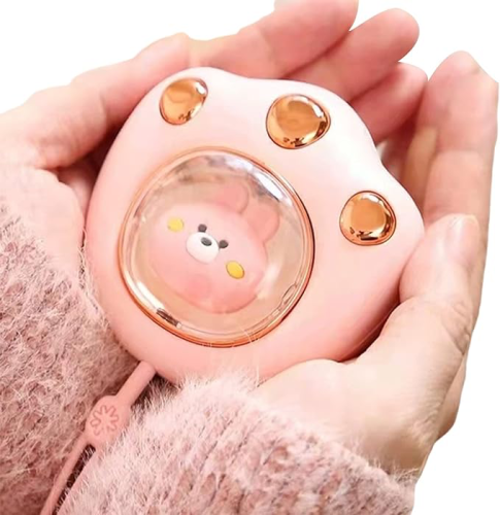 Mini Şarjlı El Isıtıcısı Tavşan Tasarımlı