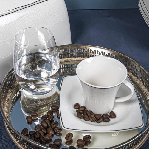 Caroline 12 Parça 6 Kişilik Kahve Takımı 5906