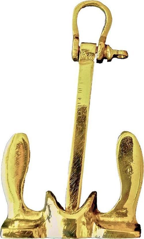 Anahtarlık Pirinç Döküm 80mm Drenot Çıpa