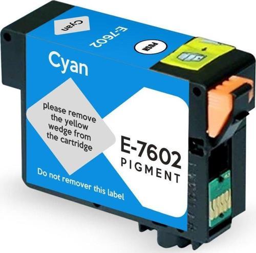 T7602-C13T76024010 Mavi Uyumlu Photoink Kartuş - SureColor SC-P600