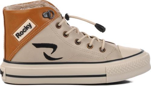 Bej-Taba İçi Kürklü Bilek Boy Çocuk Sneaker 005-F