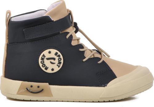 Lacivert-Bej Unisex Bilek Boy Çocuk Sneaker Rocky 17-B