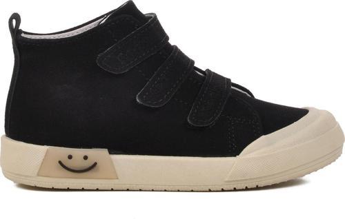 Siyah Unisex Cırtlı Çocuk Sneaker Rocky 34-P