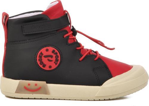 Siyah-Kırmızı Unisex Bilek Boy Çocuk Sneaker Rocky 17-B