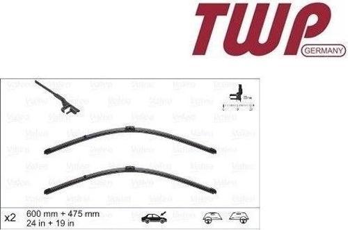 1K0998002A Silecek Süpürgesi SOL & SAĞ Set - Golf-Jetta 2006-2008 - Caddy 2004-2007