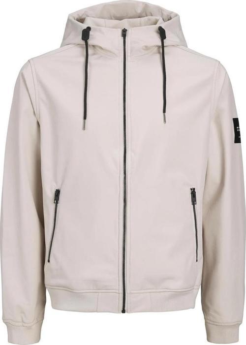 12236300 Jjebasic Softshell Hood Noos Ay Işığı