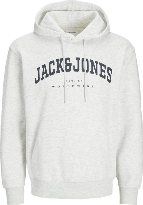 Jack & Jones 12256521 Jjecaleb Varsity Sweat Hood Noos Beyaz