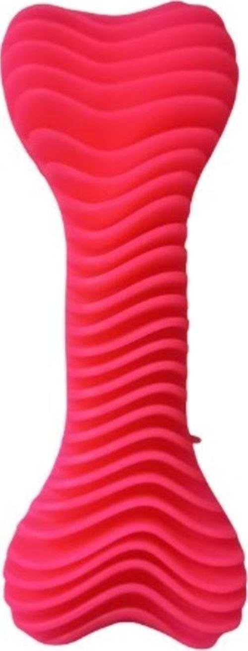 Plastik Tartar Giderici Küçük Kemik 16 Cm Pembe