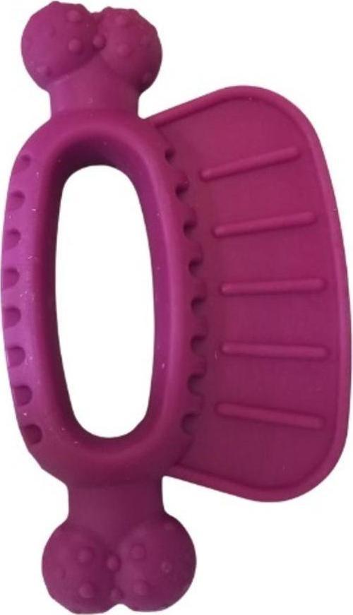 Plastik Eğitim Tutmalı Kemik 18 Cm Mor