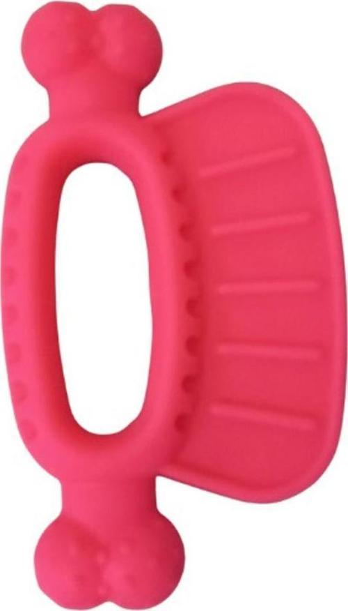 Plastik Eğitim Tutmalı Kemik 18 Cm Pembe