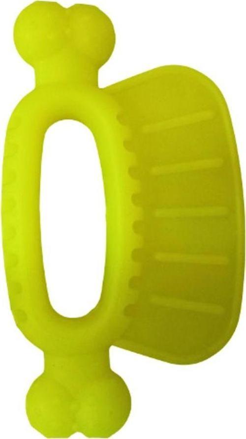 Plastik Eğitim Tutmalı Kemik 18 Cm Sarı