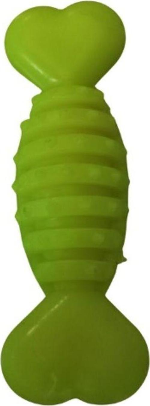 Plastik Halter Dikenli Kemik Büyük 20 Cm Sarı