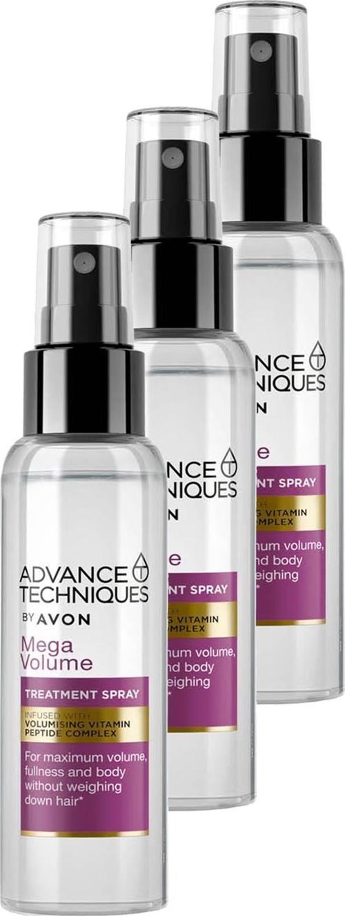 Advance Techniques Mega Volume Hacim Veren Saç Spreyi 100 Ml. Üçlü Set