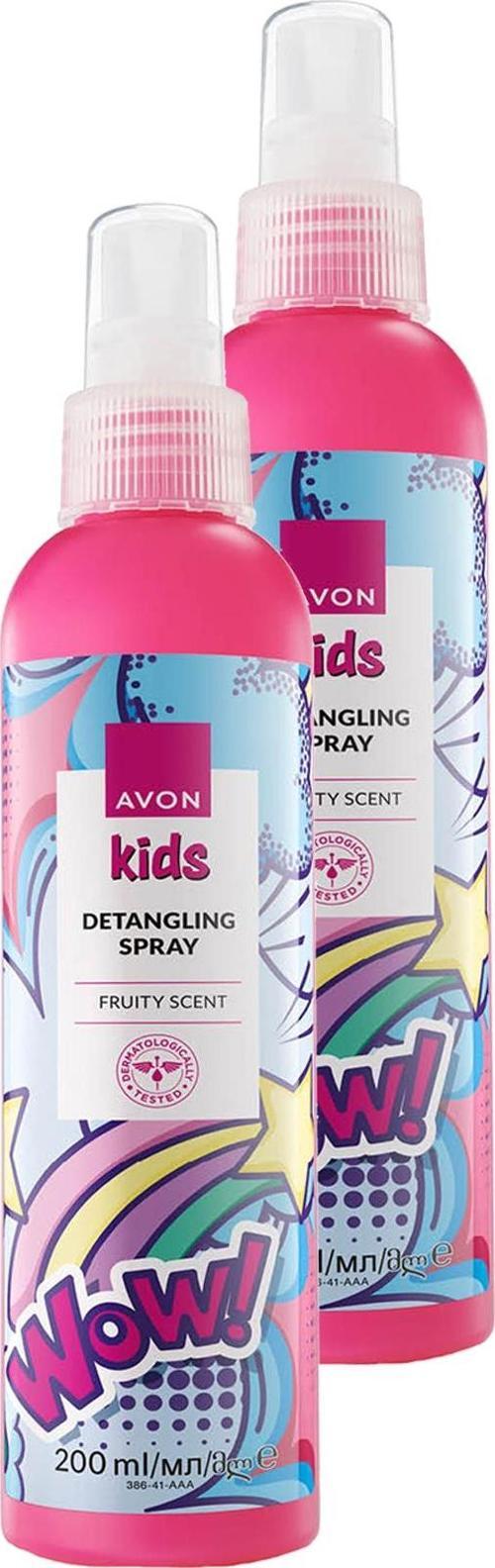 Kids Wow Çocuklar İçin Meyve Kokulu Saç Açıcı Sprey 200 ML. İkili Set