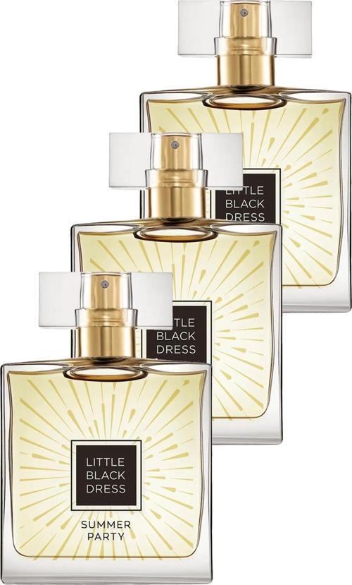 Little Black Dress Summer Party Kadın Parfüm Edp 50 Ml. Üçlü Set